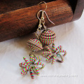 Customized Handmade Woven Aestheticism Women Thread Earrings